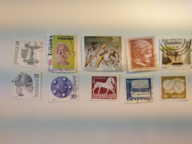 Postimerkki arkeologia 10 erilaista
