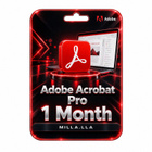 Adobe Acrobat Pro 1 kuukausi lunastuskoodi Adobe-tilille - pikkukuva 1