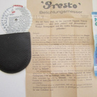 VANHA Valotuslaskin Presto + Alkup. Ohje 1930-l Saksa - pikkukuva 1