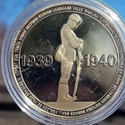 Talvisota 1939-1940. Kolikko Kullanvärinen kapselissa. Halka - pikkukuva 1