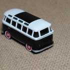 Volkswagen T1 Transporter bussi 1962 musta 1:87 Wiking - pikkukuva 2