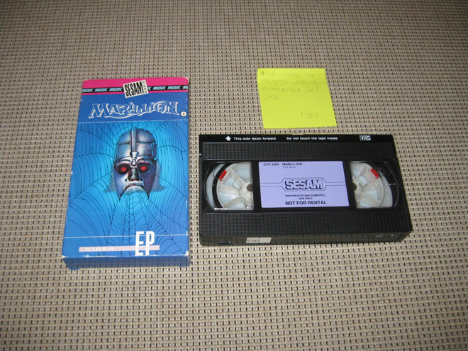 Marillion - Video E.P. -VHS (FIx, Sesam Video, 1984)