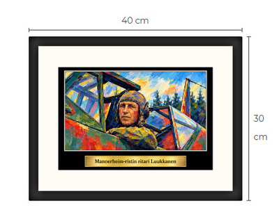 Uusi Mannerheim-ristin ritari Luukkanen art print