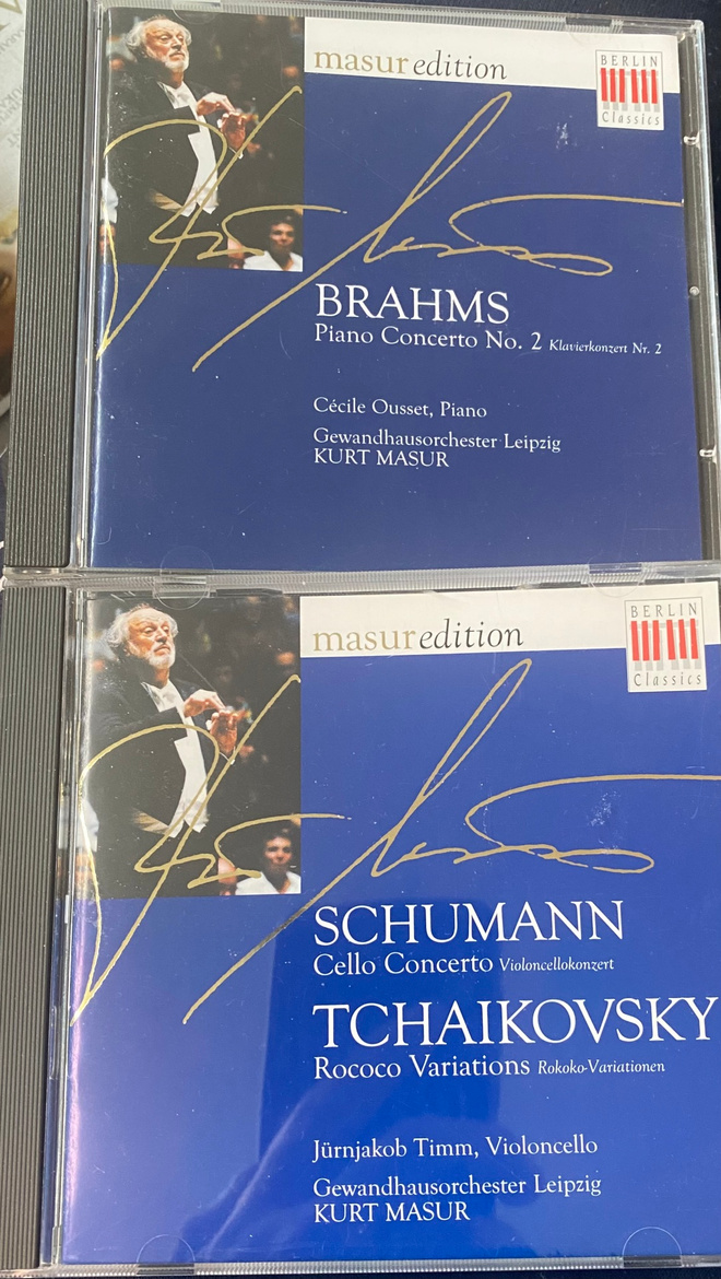 Kurt Masur Edition x 2: Brahms, Schumann, Tschaikovsky