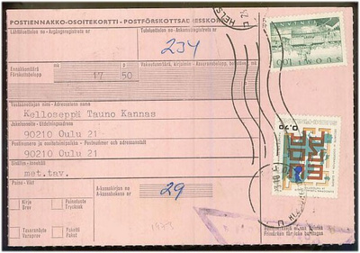 1973 postiennakkopaketti
