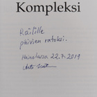 Arto Juhani Virtanen : Kompleksi (signeerattu, tekijän om... - pikkukuva 3