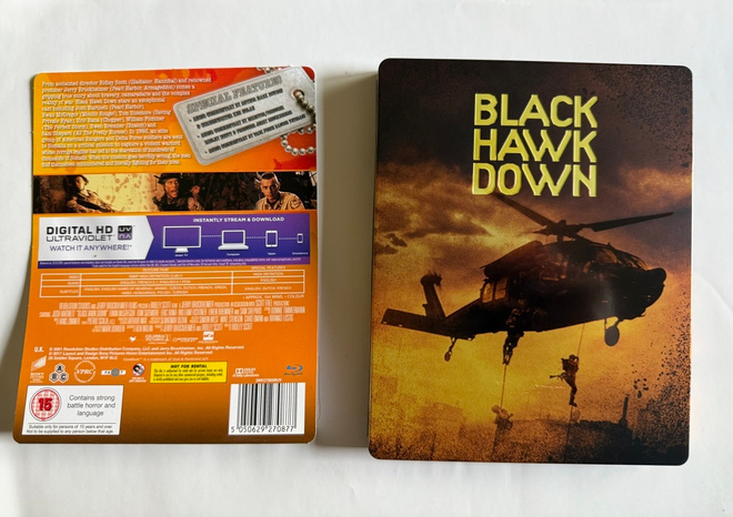 BLACK HAWK DOWN (Isku Mogadishuun) Blu-ray Steelbook