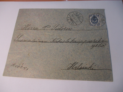 1903 Utti kiire= saman päivän tulol lähetyksellä Hkiin
