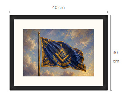 Uusi Vapaamuurari art print kehystetty 30 cm x 40 cm