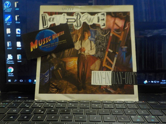 David Bowie - Day In Day Out UK 87 EX-/EX- 7" .