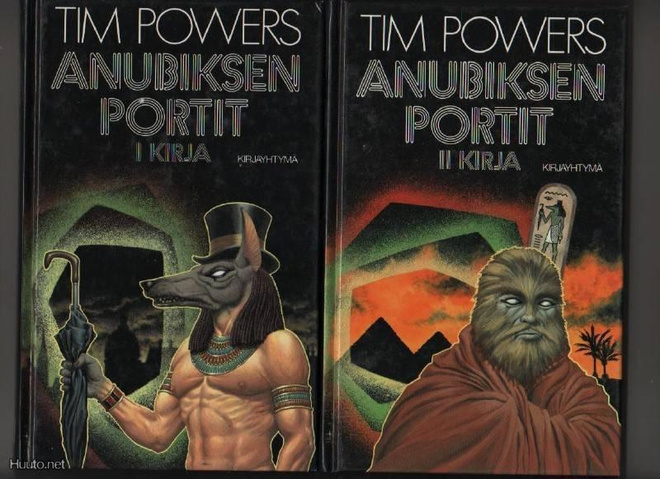 Powers, Tim: Anubiksen portit 1 ja 2, KY 1992-1993, yvk., K3