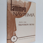 Antti J. Aho : Tilinteon hetki : yksinäytöksinen näytelmä - pikkukuva 1
