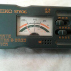 SEIKO ST606 QUARTZ GUITAR AND BASS TUNER. - pikkukuva 1