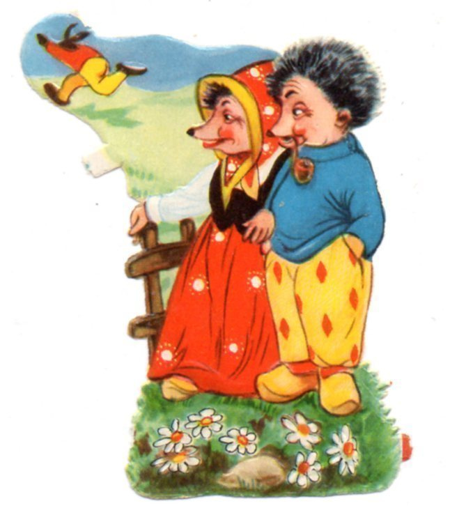 EAS 3094 / Siilipariskunta päiväkävelyllä. 1950-l.