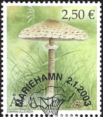 Åland 2003   Sieniä 2,50 €  EP alareuna LOISTO LaPe 216
