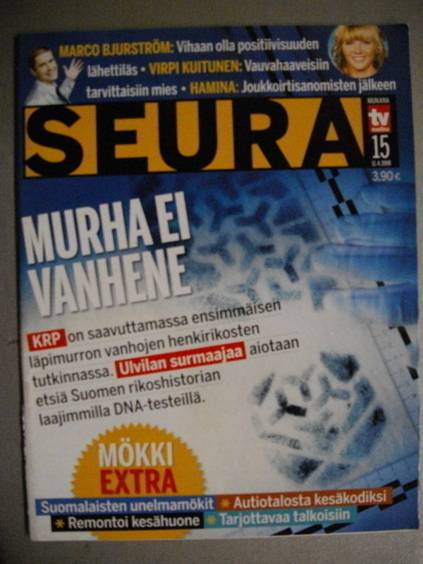 Seura lehti Nro 15/2008. (31.1)