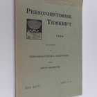 Personhistorisk tidskrift 1934 - pikkukuva 1
