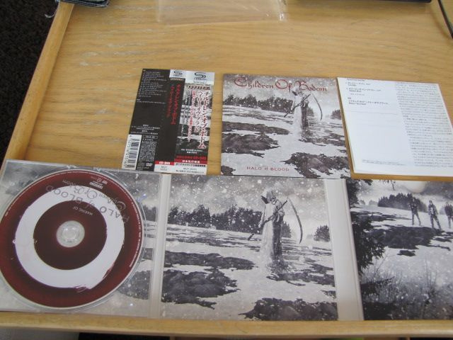 Children of bodom Halo of blood SHM cd DVD japani obi bonus