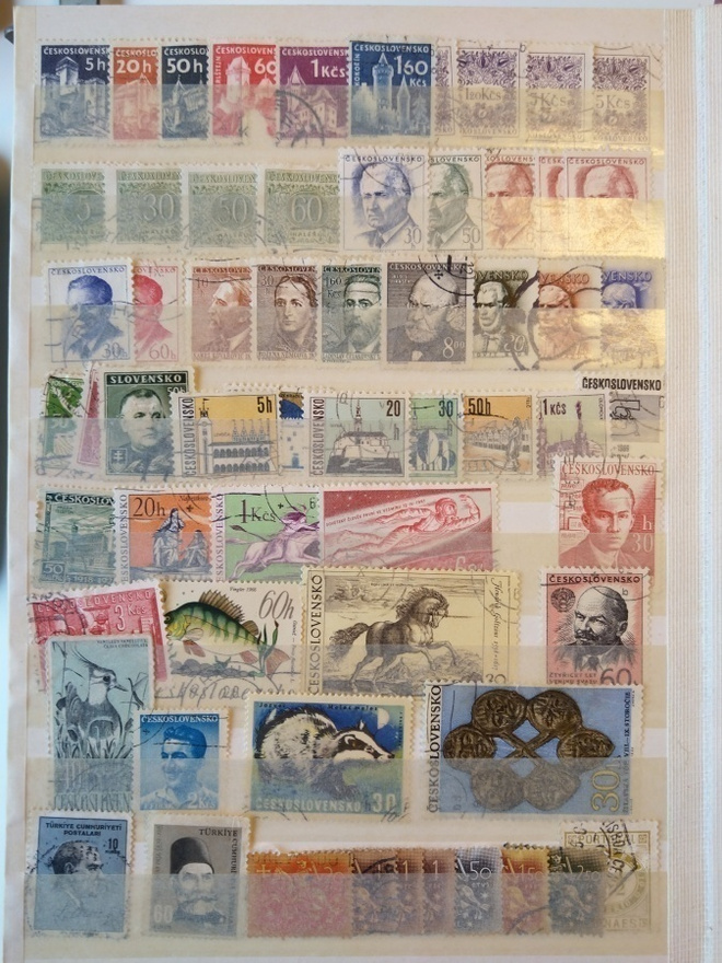 Tsekkoslovakia, Turkki, Portugali postimerkkejä erä