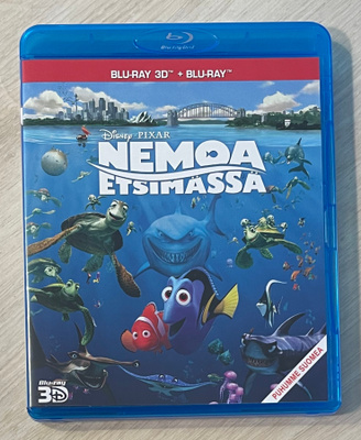 Nemoa etsimässä (2003) Blu-ray 3D + Blu-ray (UUSI)