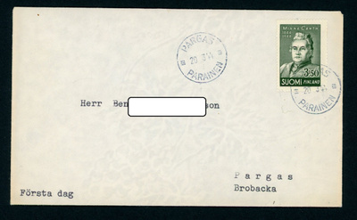 FDC 1944 Canth Pargas-leima