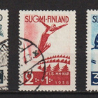 1938 F.I.S. Lahden hiihtokisa-merkit leimattuna - pikkukuva 1