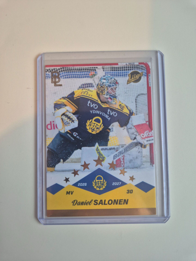 Daniel Salonen - Base Gold /100 (Blueline 2026-27)