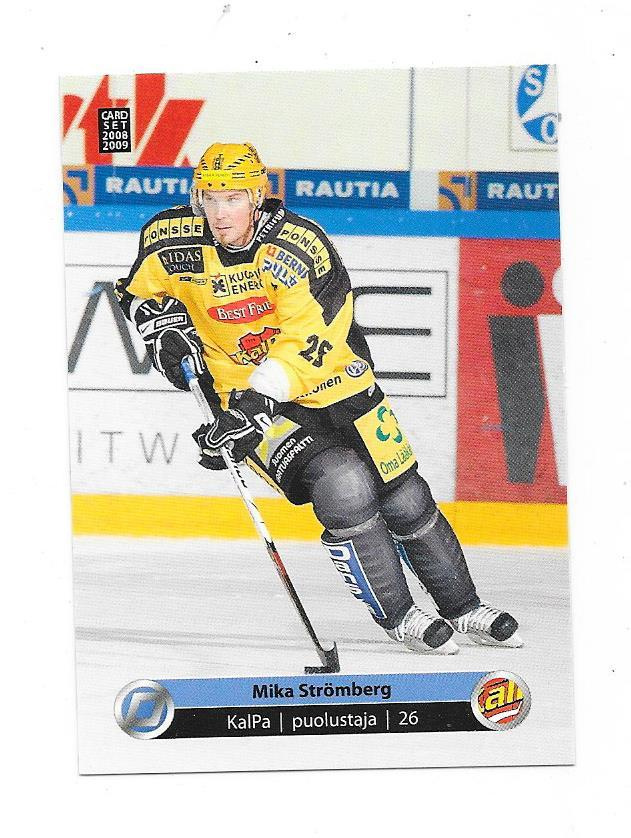 2008-09 CardSet #214 Mika Strömberg  Kalpa