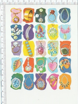 *  upeat korut, pikku-arkki, 15x11cm *