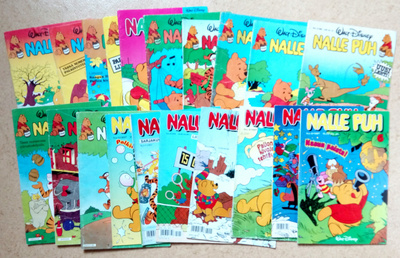20 kpl Nalle Puh lehteä