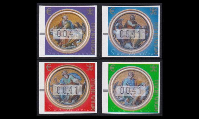 Vatikaani AM_11-4x ** Automaattimerkit x-pap (2002)