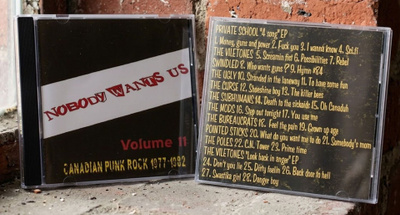 NOBODY WANTS US VOL 11 kokoelma CDR (Kanada punk 1977-82)