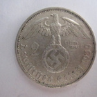 Natsi-Saksa 2 Reichsmark 1939 A Hindenburg - pikkukuva 1