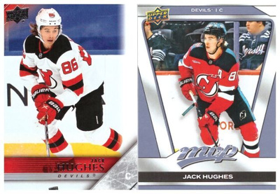 2 x JACK HUGHERS New Jersey Devils