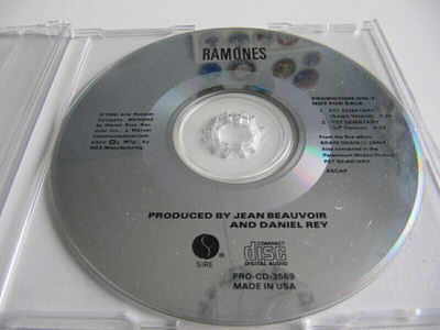 Ramones Pet Sematary PROMO CD sinkku