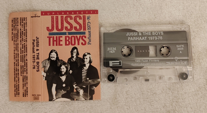 Jussi & The Boys Parhaat 1973-76 c-kasetti