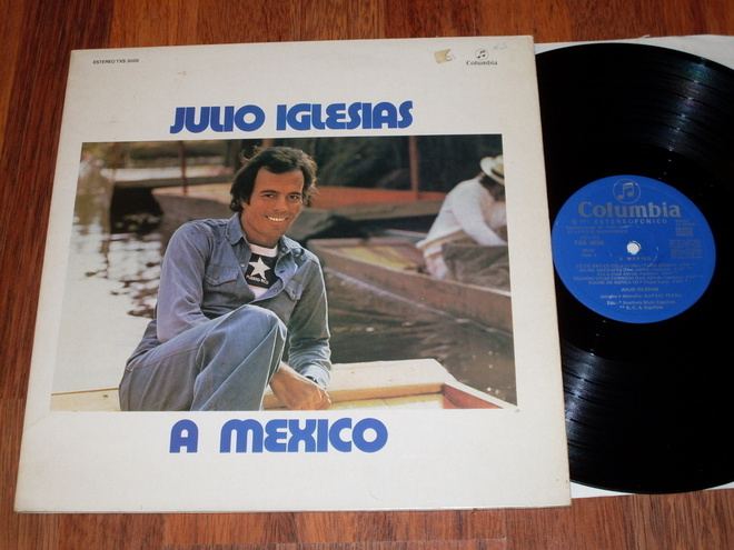 JULIO IGLESIAS - A Mexico - LP 1975 spain pop EX-