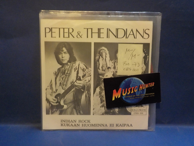 PETER & THE INDIANS - INDIAN ROCK M-/M- FIN -79 7"