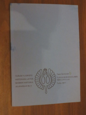 Tapio Sormunen: Turun musiikkielämä 1920-luvulla