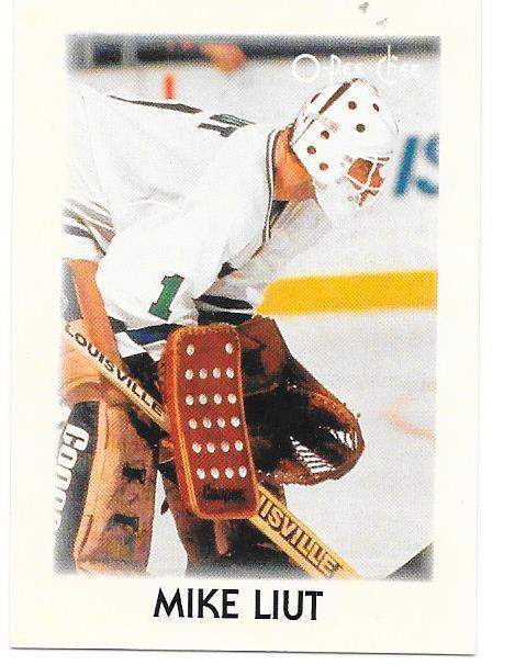 1987-88 OPC Minis #24 Mike Liut Hartford Whalers MV