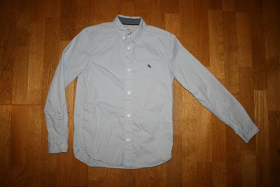 H&M L.O.G.G vaaleansininen kauluspaita 146