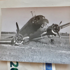 VANHA Valokuva Ilmavoimat Lentokone Douglas DC-2 Mahalasku - pikkukuva 1