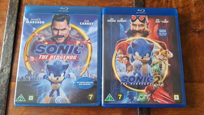 Sonic the Movie 1 & 2 (2020, 2022) Blu-ray
