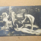 neljä vintage taidekorttia - 1900-luku alku - pikkukuva 5