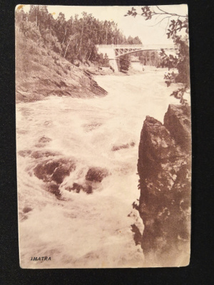 VANHA Postikortti Imatra 1900-l