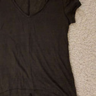 Harmaa naisten t-paita koko XS H&M pyöristetty helma - pikkukuva 5