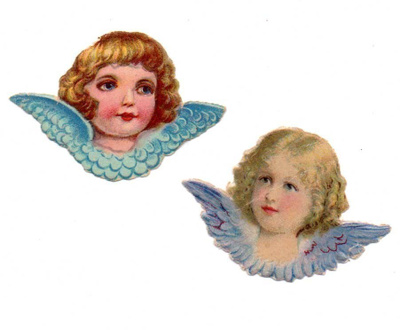 ENKELI / Sinisiipiset enkelit. 1900-1930-l.