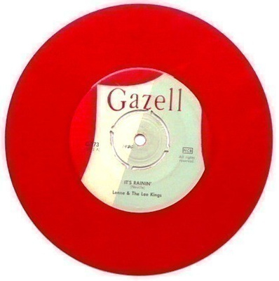LENNE & LEE KINGS; It's rainin' / L.O.D. 7"-red vinyl