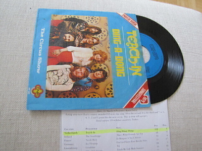 Teach-in Ding-a-dong 7 45 hollanti 1975 Euroviisut