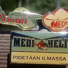 Mediheli ja Ilmari - 3 Pinssiä. Hyväkuntoiset. Halkaisija - - pikkukuva 1